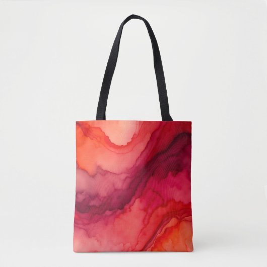 Farbenfrohe Smoke Art Traumtasche Tasche (Vorderseite)