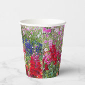 Farbenfrohe Snapdragon Garden Pappbecher (Rechts)