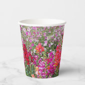 Farbenfrohe Snapdragon Garden Pappbecher (Vorderseite)