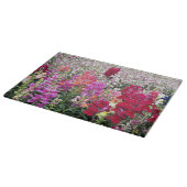Farbenfrohe Snapdragon Garden Schneidebrett (Ecke)