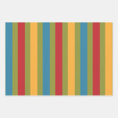 Farbenfrohe Snowman Weihnachtswrapping Paper Set Geschenkpapier Set (Vorderseite 2)