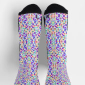 Farbenfrohe Socken, verziert mit einem lebendigen, Socken (Oben)