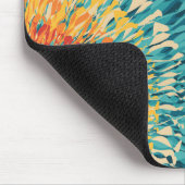 Farbenfrohe Solarfackeln im Retrostil Mousepad (Ecke)