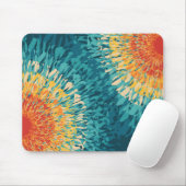 Farbenfrohe Solarfackeln im Retrostil Mousepad (Mit Mouse)