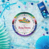Farbenfrohe Sombrero Fiesta Babydusche Teller (Party)