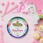 Farbenfrohe Sombrero Fiesta Babydusche Teller (Party)