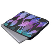 Farbenfrohe Sommer-Blätter Muster Laptop-Sieb Laptopschutzhülle (Vorne Knopf)