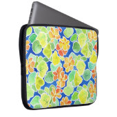 Farbenfrohe Sommer-Blume Laptop-Sieb Laptopschutzhülle (Vorne Rechts)