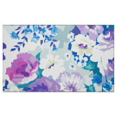 Farbenfrohe Sommer-Blume Nahtloses Muster Stoff (Fat Quarter (45,7 x 55,9 cm))