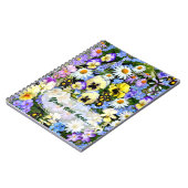 Farbenfrohe Sommer-Blume Notizblock (Linke Seite)