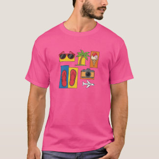 Farbenfrohe Sommer-Reisetouren T-Shirt