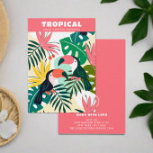 Farbenfrohe Sommer-Tropenohrringe