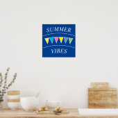 Farbenfrohe Sommer-Vibes Poster (Küche)