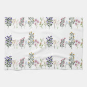 Farbenfrohe Sommer-Wildblume-Muster Geschirrtuch (Horizontal)