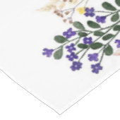 Farbenfrohe Sommer-Wildblume-Muster Tischdecke (Schrägansicht)
