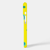 Farbenfrohe Sommerblasen Punkte Gelb Frische Muste Case-Mate iPhone Hülle (Rückseite / Links)