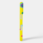 Farbenfrohe Sommerblasen Punkte Gelb Frische Muste Case-Mate iPhone Hülle (Rückseite / Rechts)