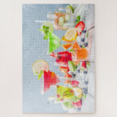 Farbenfrohe Sommercocktails und Cocktails Puzzle (Vertikal)