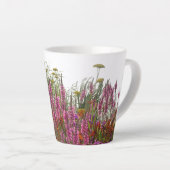 Farbenfrohe Sommerferien Blume Latte Tasse (Rechte Ecke)