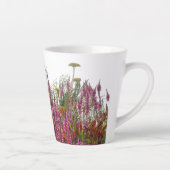 Farbenfrohe Sommerferien Blume Latte Tasse (Rechts)