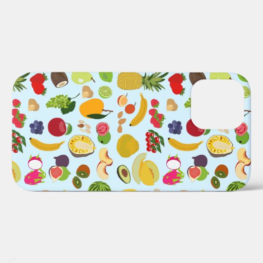 Farbenfrohe Sommerfruchtmuster Case-Mate iPhone Hülle (Rückseite (Horizontal))