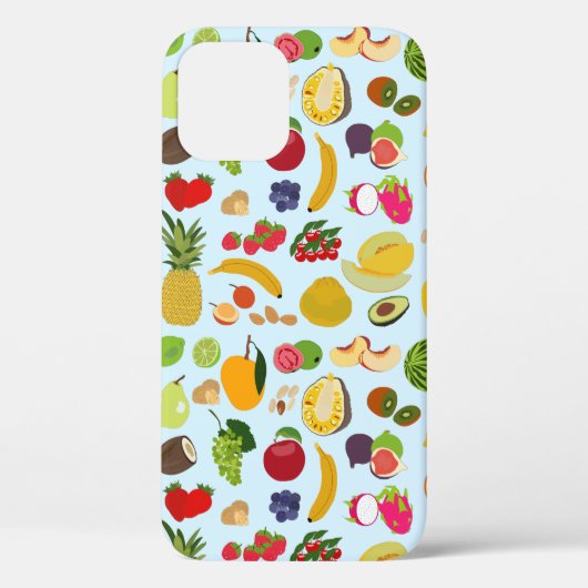 Farbenfrohe Sommerfruchtmuster Case-Mate iPhone Hülle (Rückseite)