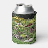 Farbenfrohe Sommergärten Dosenkühler (Kanne Vorderseite)