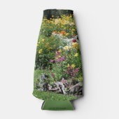 Farbenfrohe Sommergärten Flaschenkühler (Vorderseite)