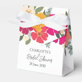 Farbenfrohe Sommergarten Helle Blumendusche Geschenkschachtel