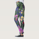 Farbenfrohe Sommergarten Leggings (Links)