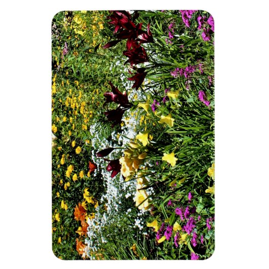 Farbenfrohe Sommergärten! Magnet (Vertikal)
