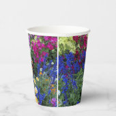 Farbenfrohe Sommergarten Pappbecher (Rechts)