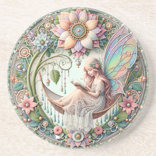 Farbenfrohe Sommerkleidung Getränkeuntersetzer (Vorne)