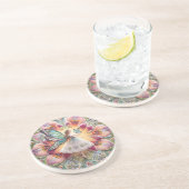 Farbenfrohe Sommerkleidung Getränkeuntersetzer (Seite)