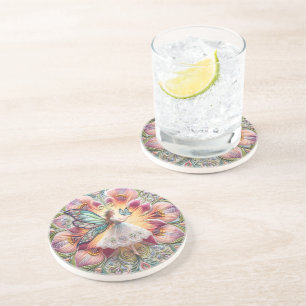 Farbenfrohe Sommerkleidung Getränkeuntersetzer