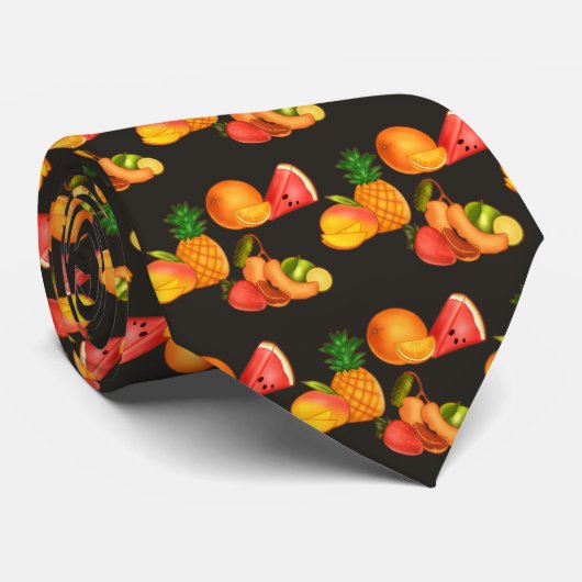 Farbenfrohe Sommerküche Krawatte (Gerollt)