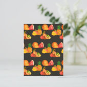 Farbenfrohe Sommerküche Postkarte (Stehend Vorderseite)