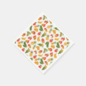 Farbenfrohe Sommerküche Serviette (Ecke)