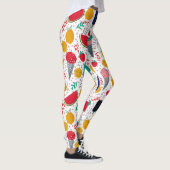Farbenfrohe Sommerküche und Blume Leggings (Rechts)