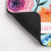 farbenfrohe sommerliche Blume mit Namen Mousepad (Ecke)