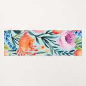 farbenfrohe sommerliche Blume mit Namen Yogamatte (Rückseite (Horizontal))