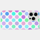 Farbenfrohe Sommerlichtpolka Dots Art Muster Case-Mate iPhone Hülle (Rückseite (Horizontal))