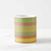 Farbenfrohe Sommerstreifen Kaffeetasse (Mittel)