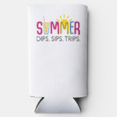 Farbenfrohe Sommertauchgänge Wandern mit der Sonne Selters Dosenkühler (Vorderseite)