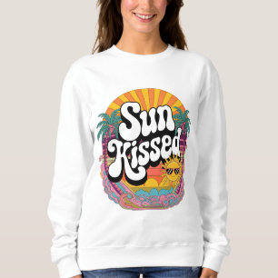 Farbenfrohe Sommervibes Palm Tree Artwork für T-Sh Sweatshirt