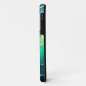 Farbenfrohe Sonne und Surfsignatur Case-Mate iPhone Hülle (Hinten/Links)