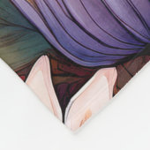 Farbenfrohe Sonnenblume | Herbst Fleecedecke (Ecke)