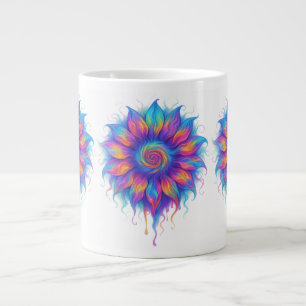 Farbenfrohe Sonnenblume Jumbo-Tasse