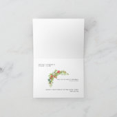 Farbenfrohe Sonnenblume Toskanisches Brautparty Einladung (Innenseite)