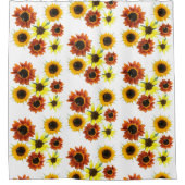 Farbenfrohe Sonnenblumen Duschvorhänge Duschvorhang (Vorderseite)